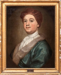 Portrait de William Hogarth (1697-1764) , 18e siècle  École anglaise