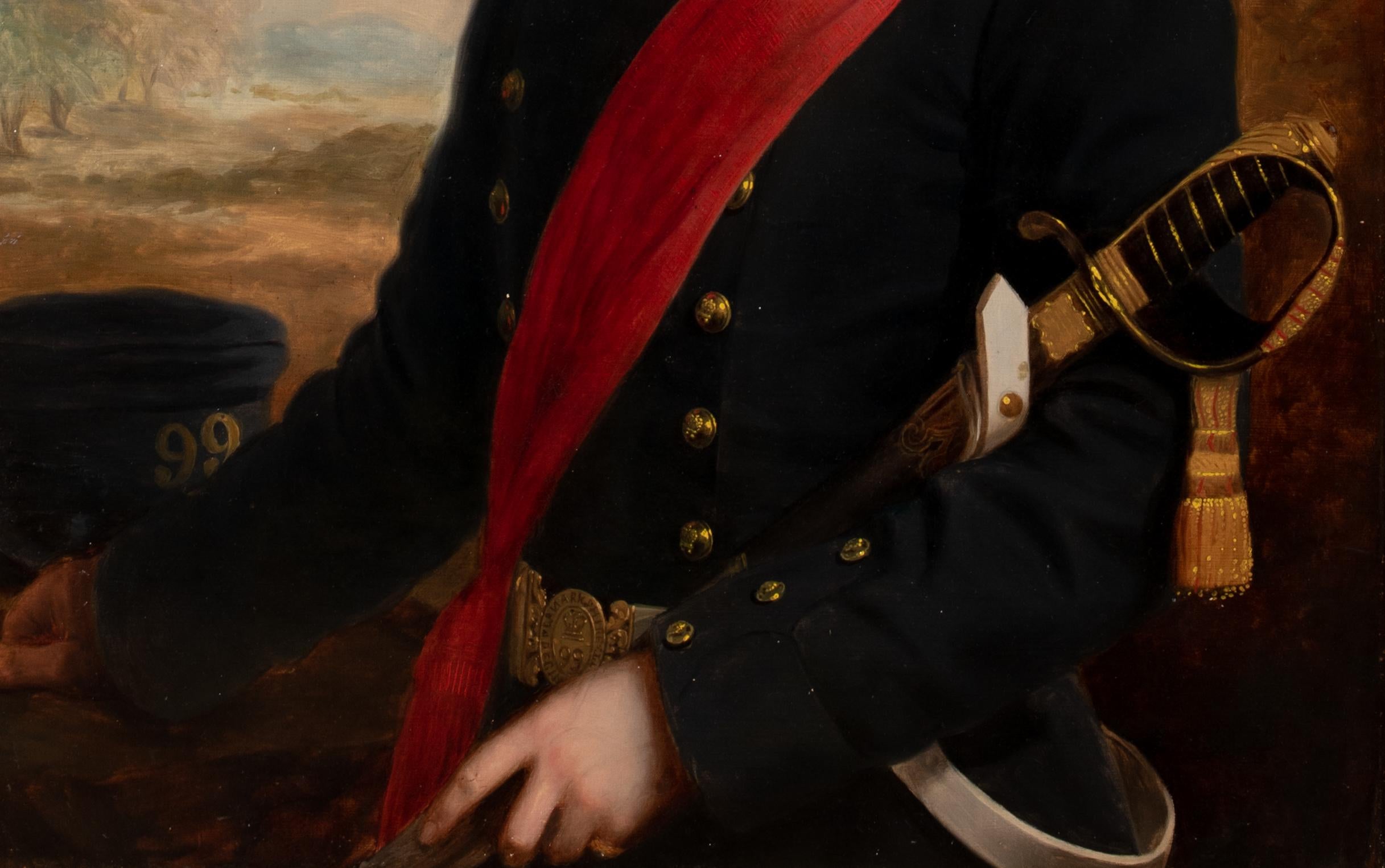 Portrait of William J Kempton Of The 99th Lanarkshire Regiment Of The Foot 2