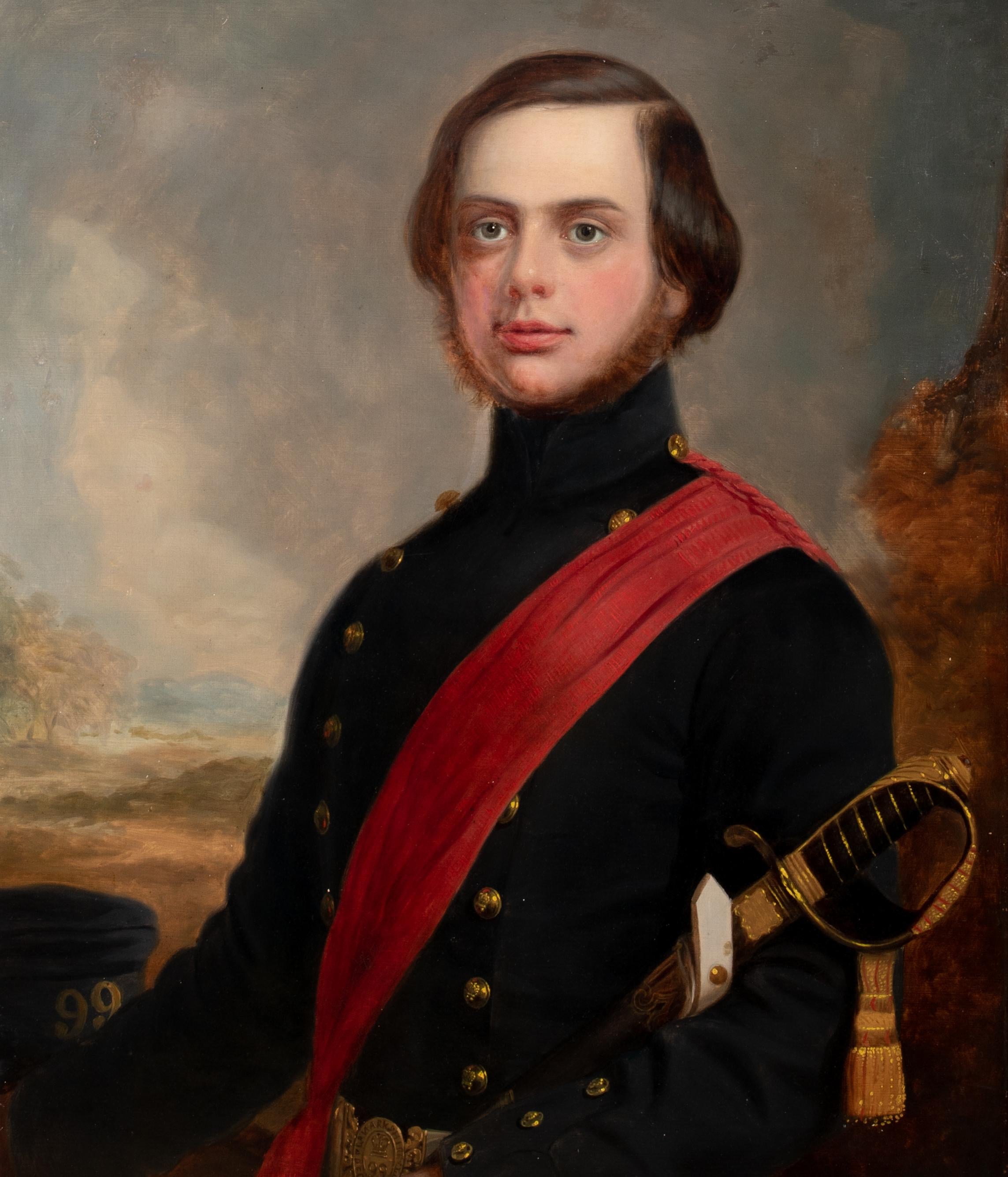 Portrait of William J Kempton Of The 99th Lanarkshire Regiment Of The Foot 4