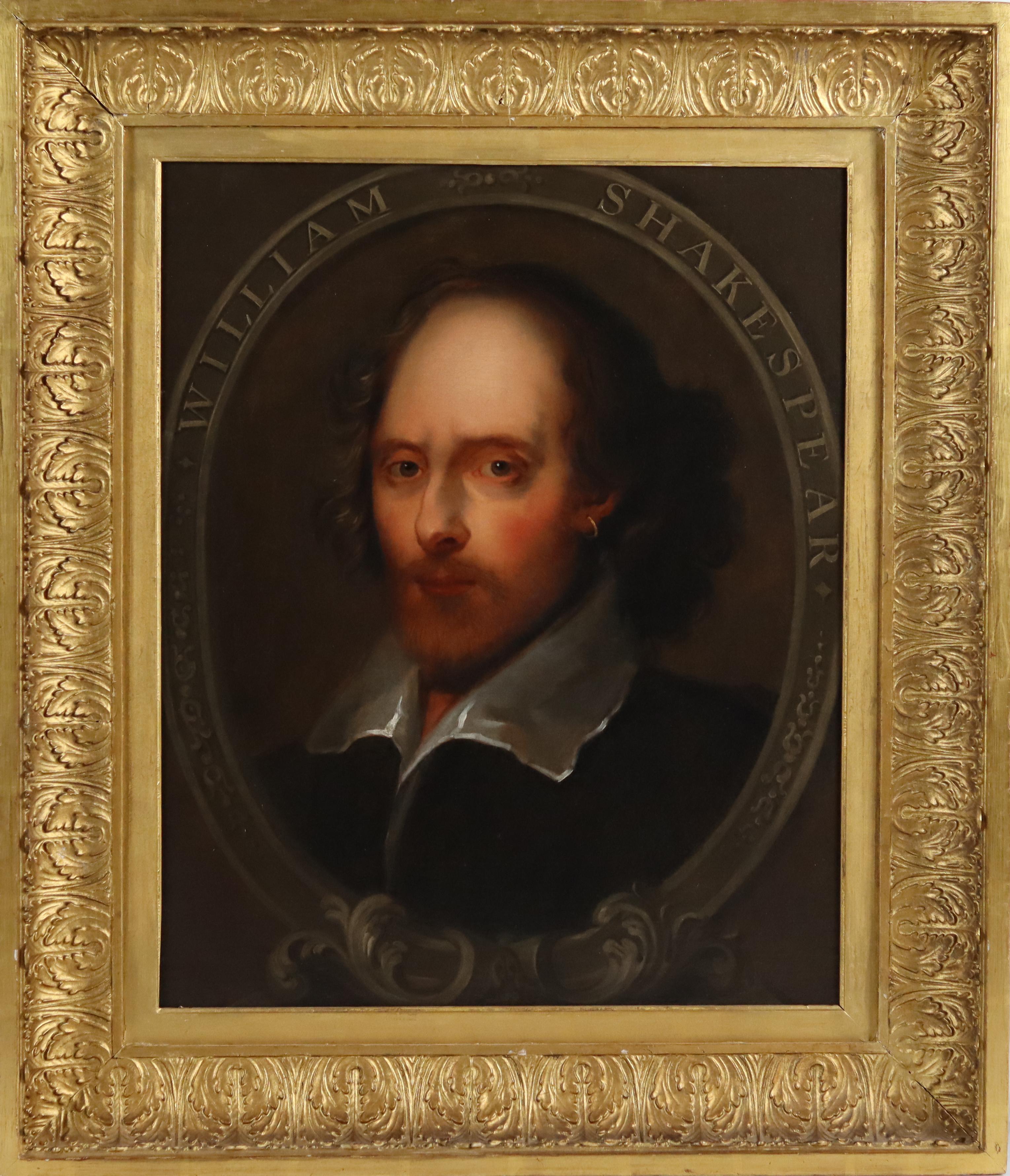 Portrait of William Shakespeare - Painting by Unknown