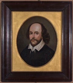 Portrait of William Shakespeare, Nineteenth Century oil painting