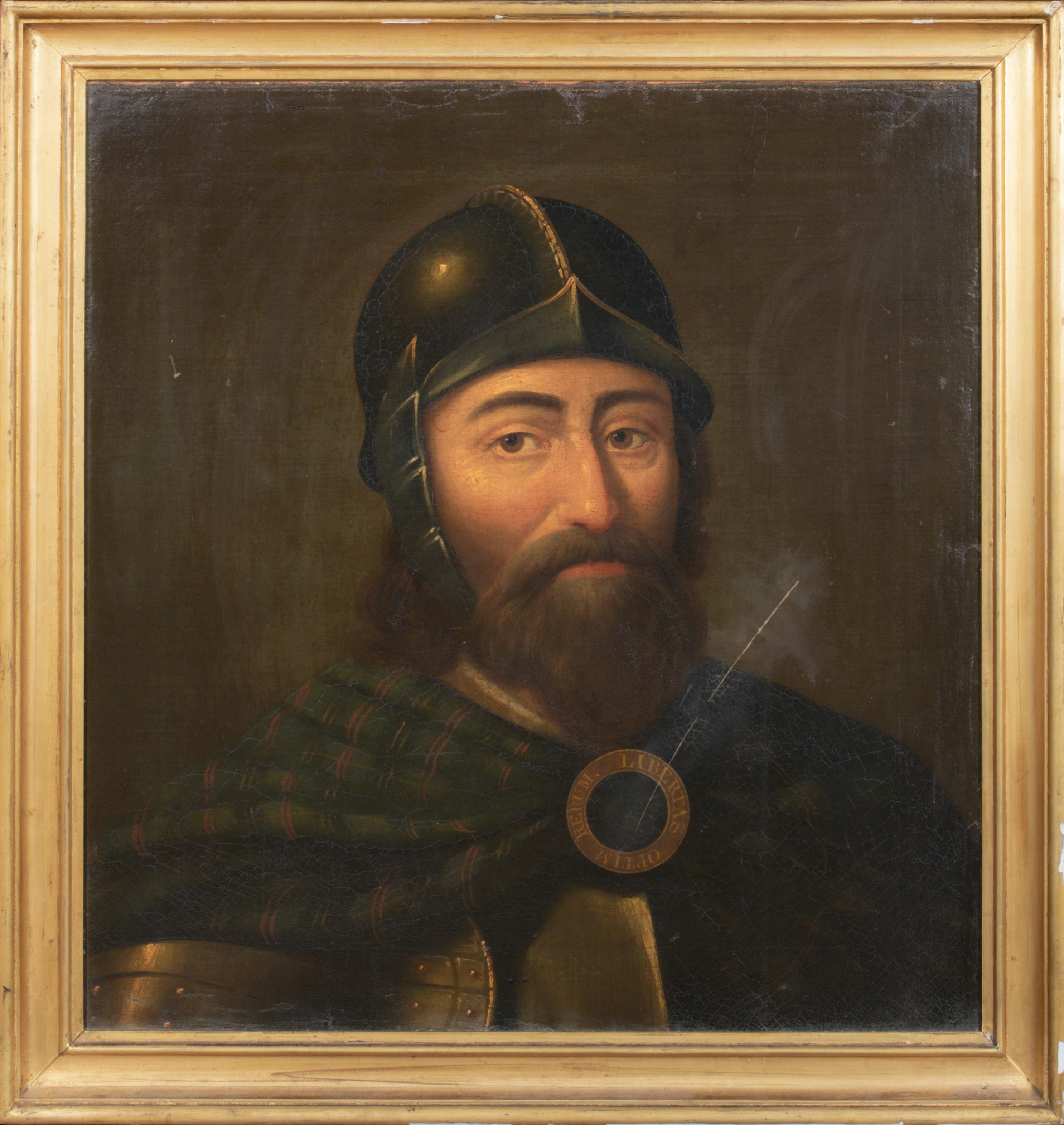 Portrait Of William Wallace (1270-1305), circa 1700 - Painting by Unknown