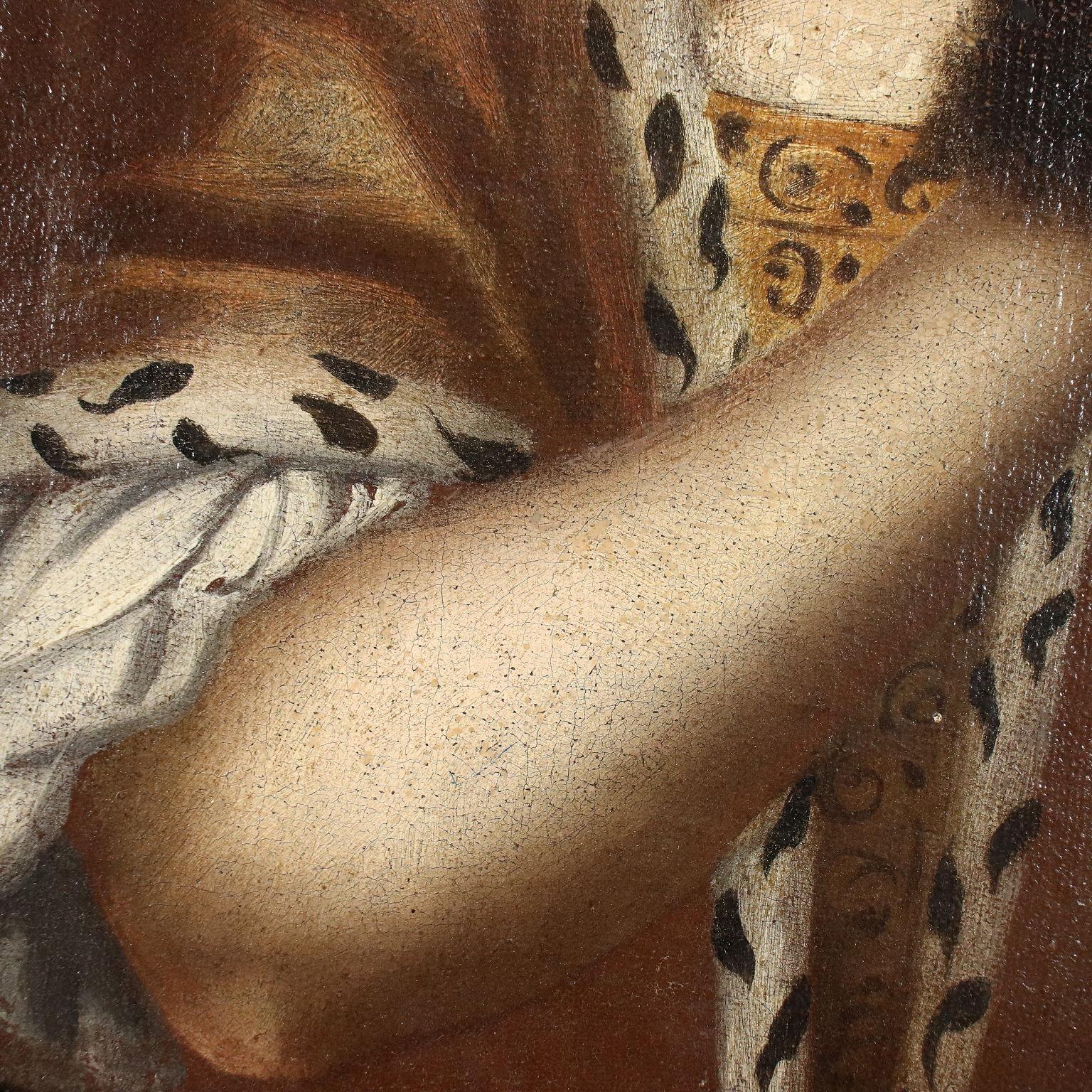 Ritratto di donna con manicotto, XVIII secolo in vendita 2