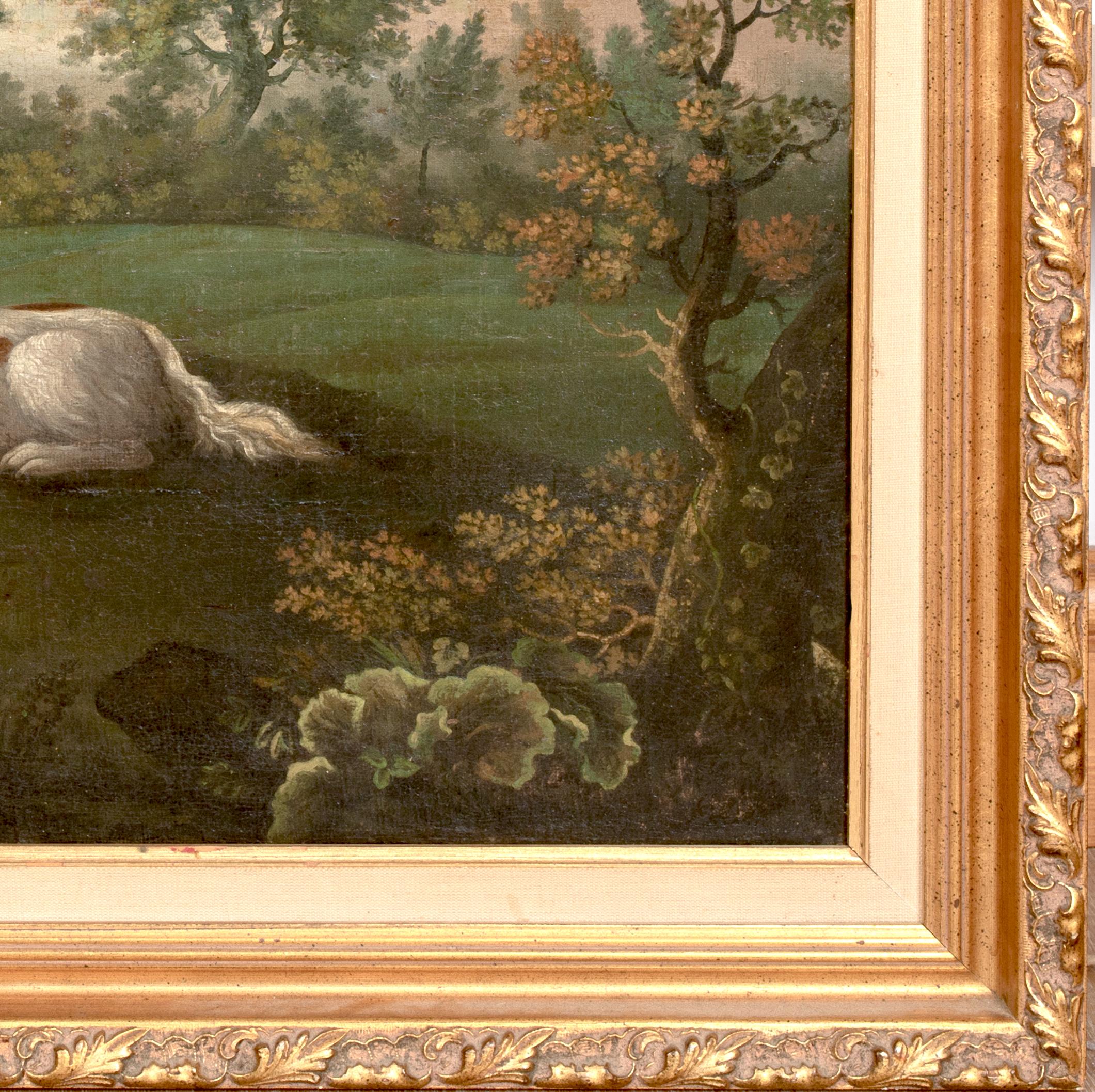 Portrait On An English Springer Spaniel, 18th Century Thomas WEAVER (1774-1843) - Brown Still-Life Painting by Unknown