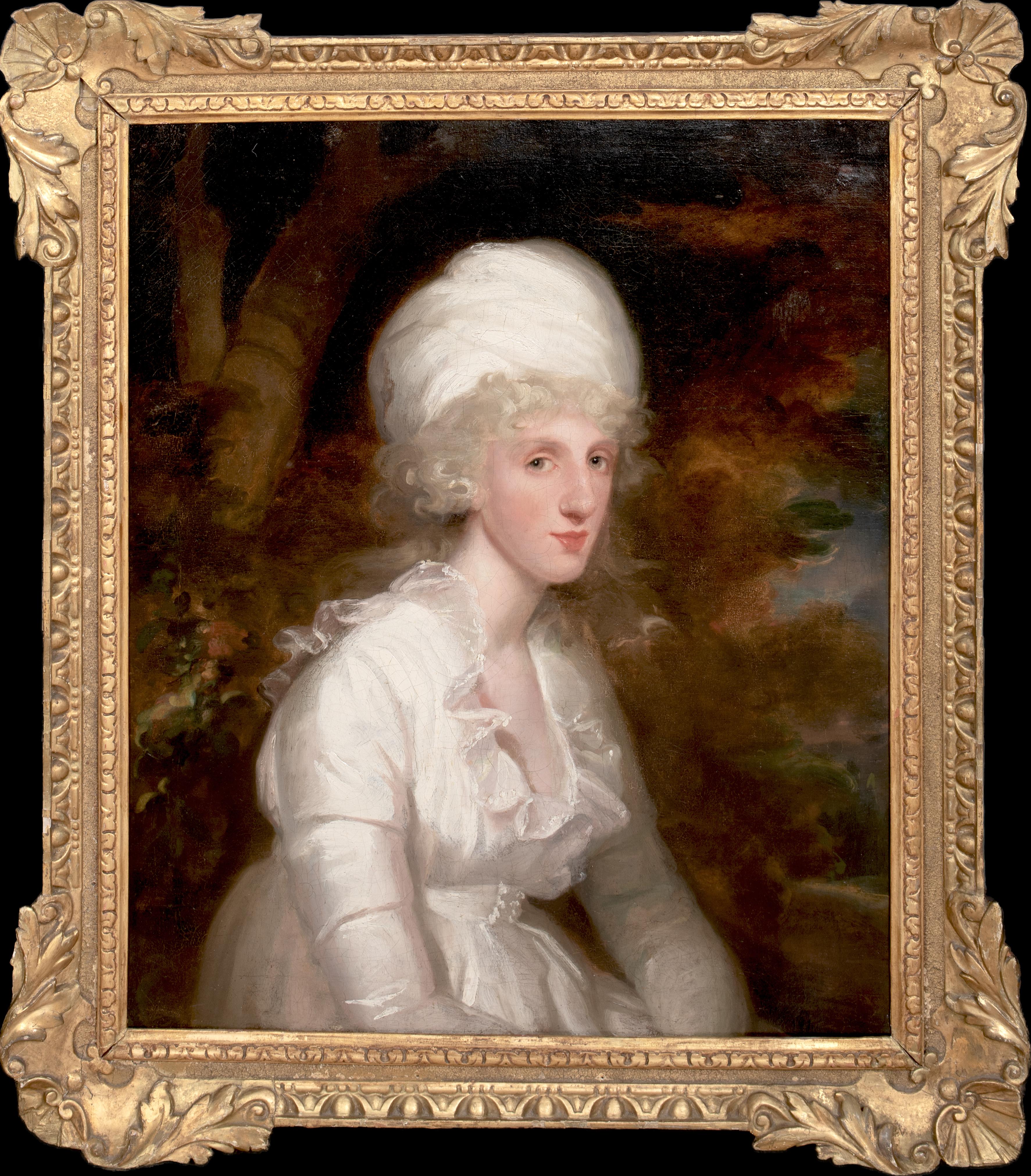 Portrait de Mme Emma Burward, 19e siècle  par Sir JOHN HOPPNER (1758-1810)