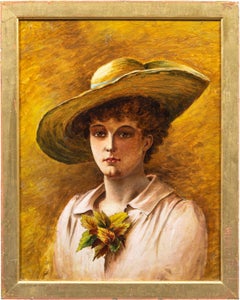 Portrait painter (British school) - 19th-20th century figure painting - Girl