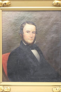 Portrait Painting of a Young Man with Beard