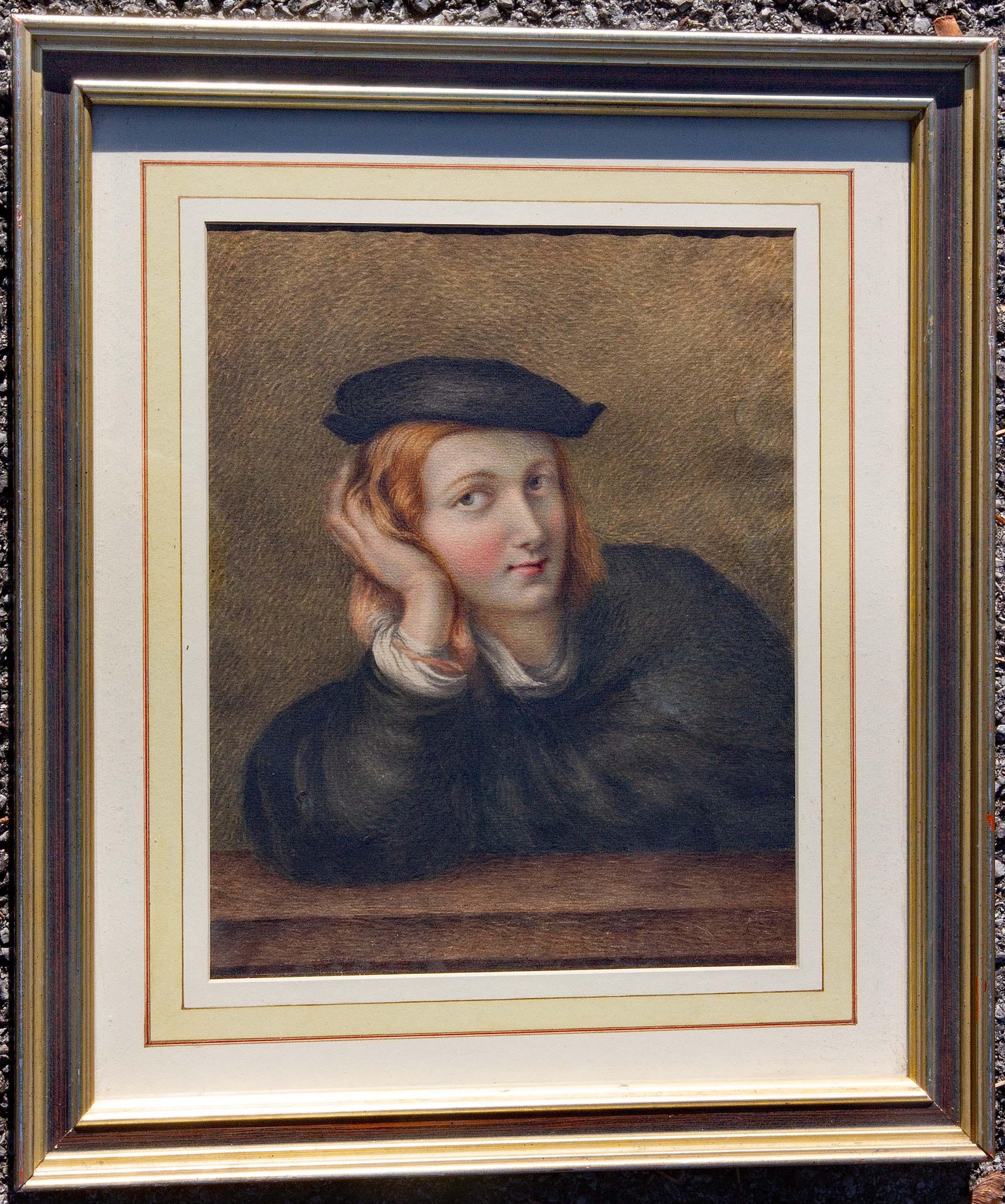 Ritratto di Raphael del primo Ottocento italiano - Painting di Unknown