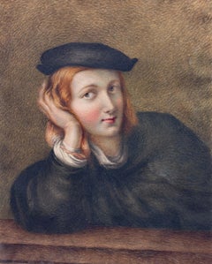 Portrait Painting of Raphael Early 19th Century Italian