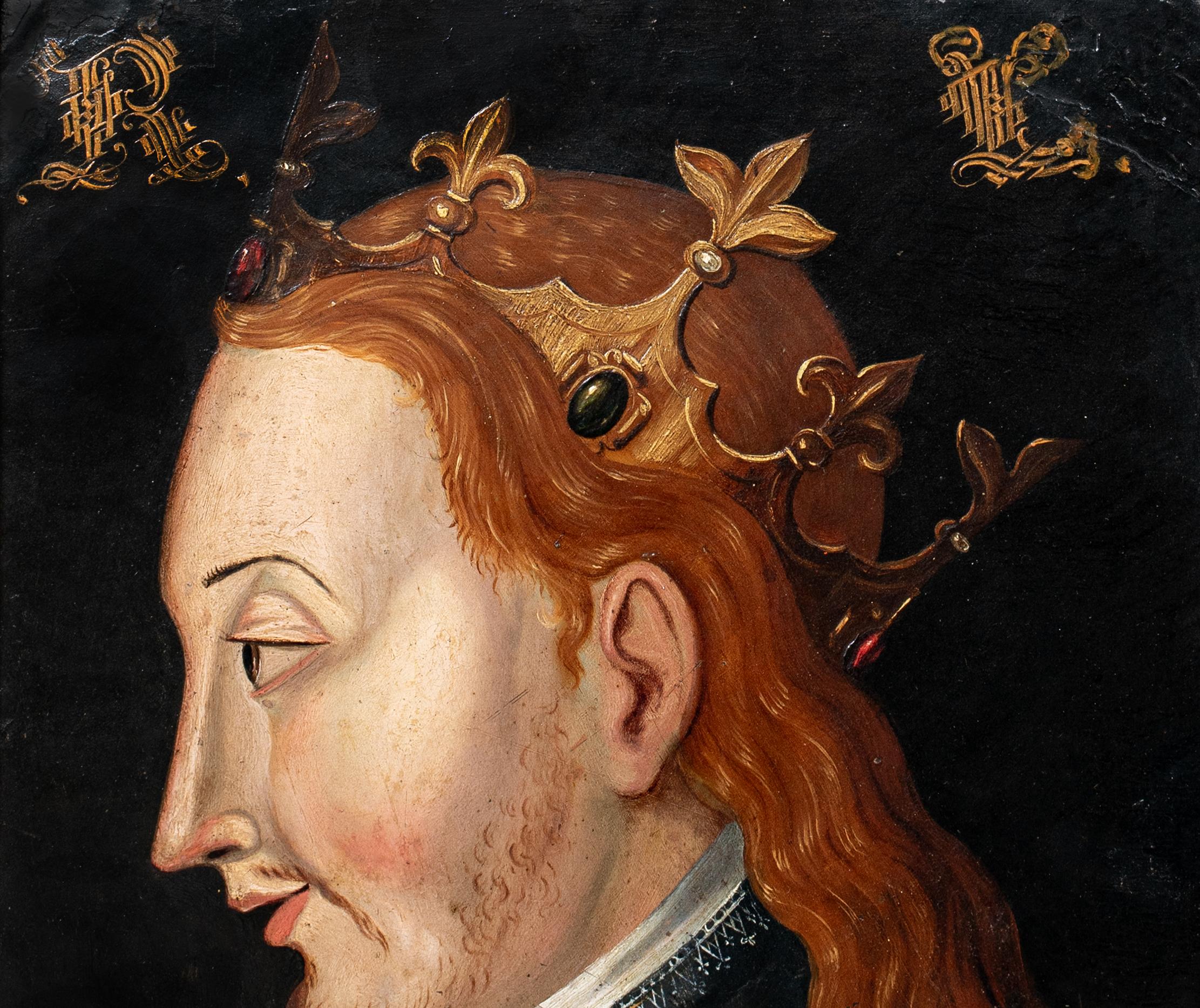 Ritratto di Riccardo I re d'Inghilterra Richard Cœur de Lion (1157-1199) XVI secolo 3