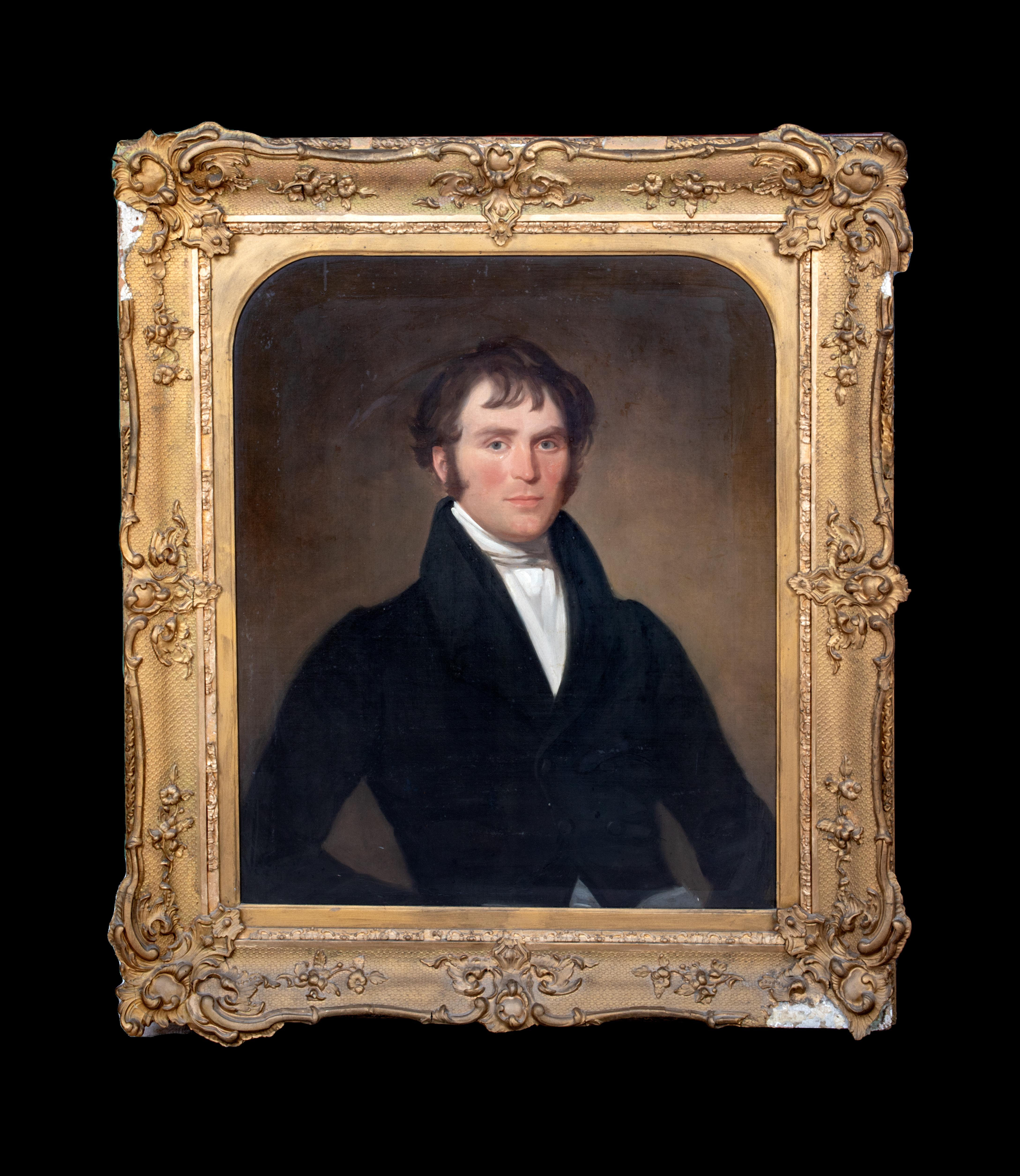 Portrait Robert Greene Hill - Hough Hall Cheshire (1801-1874), 19th Century   - Painting by Unknown