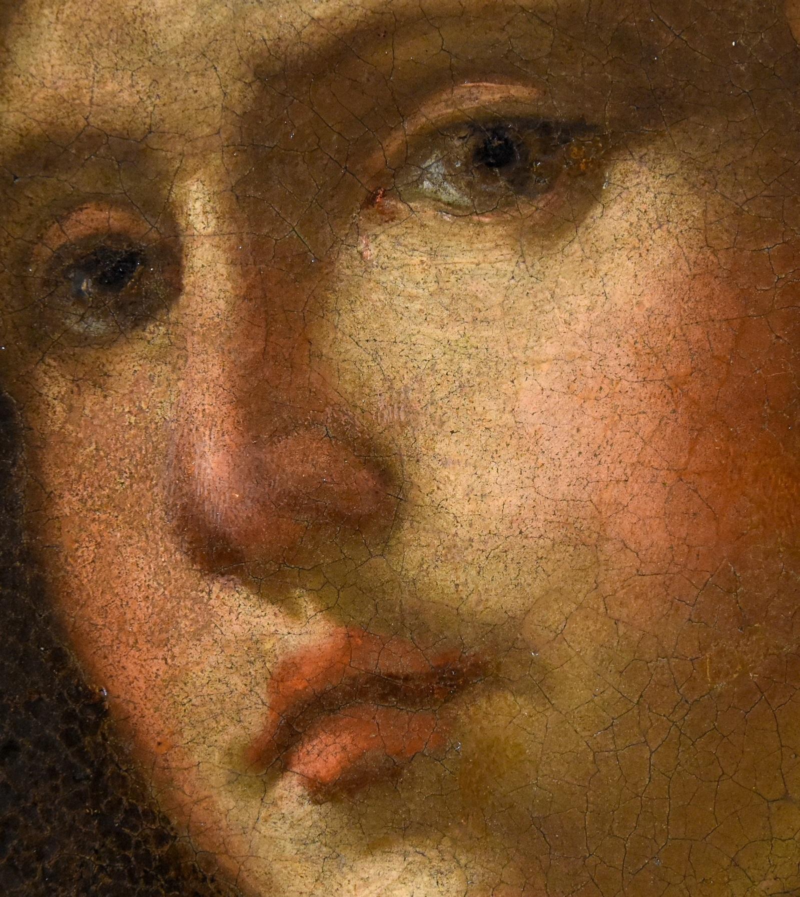 Portrait Saint George Paint Oil on canvas Old master 17th CEntury Italian Art 9