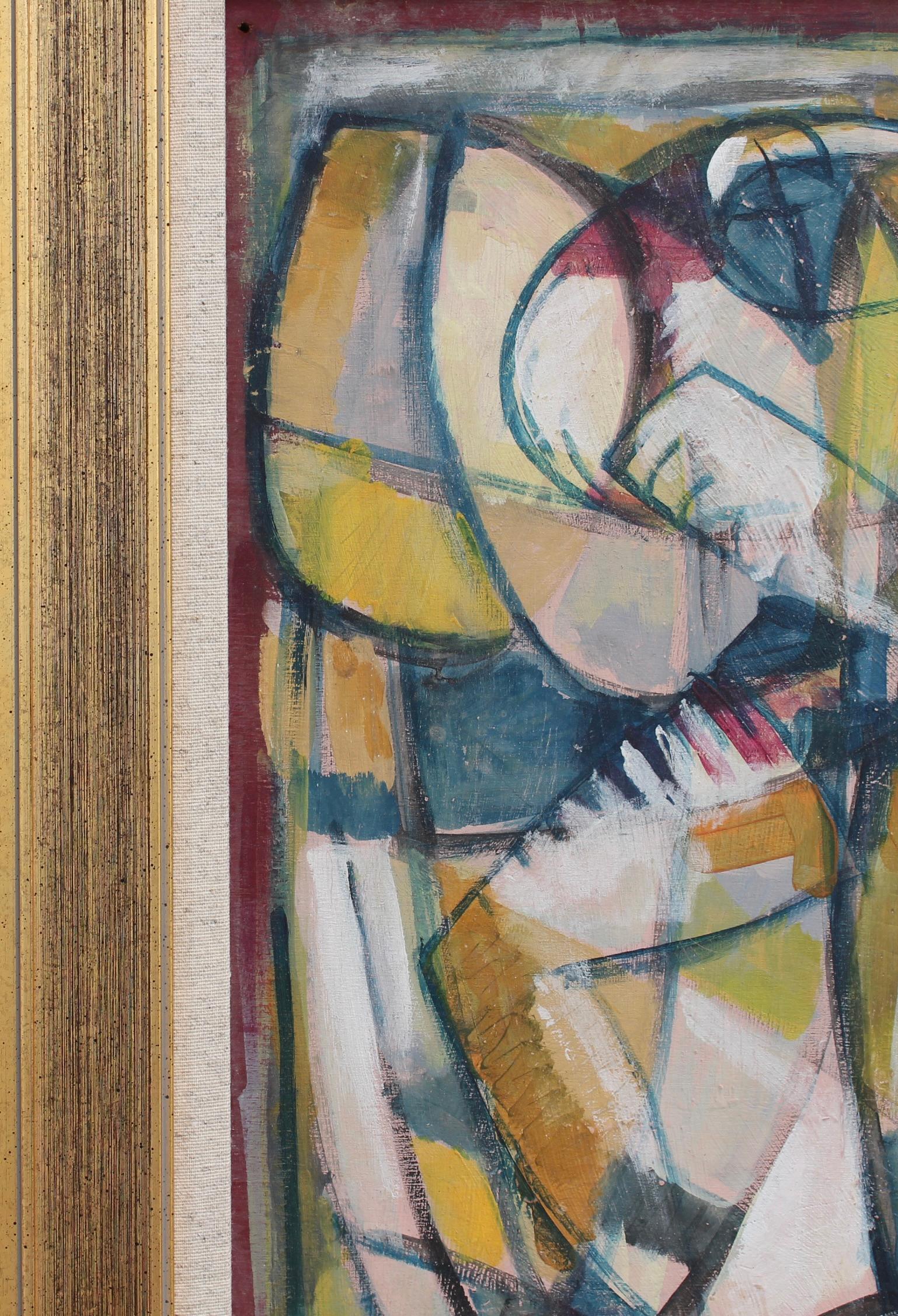 Portraits of Timeless Expressions No. 13 Florentine School (circa 1980s-90s) - Modern Painting by Unknown