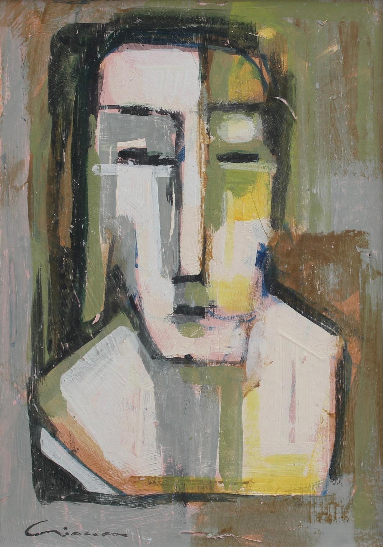 Portraits of Timeless Expressions No. 3 Florentine School (circa 1980s-90s) - Painting by Unknown