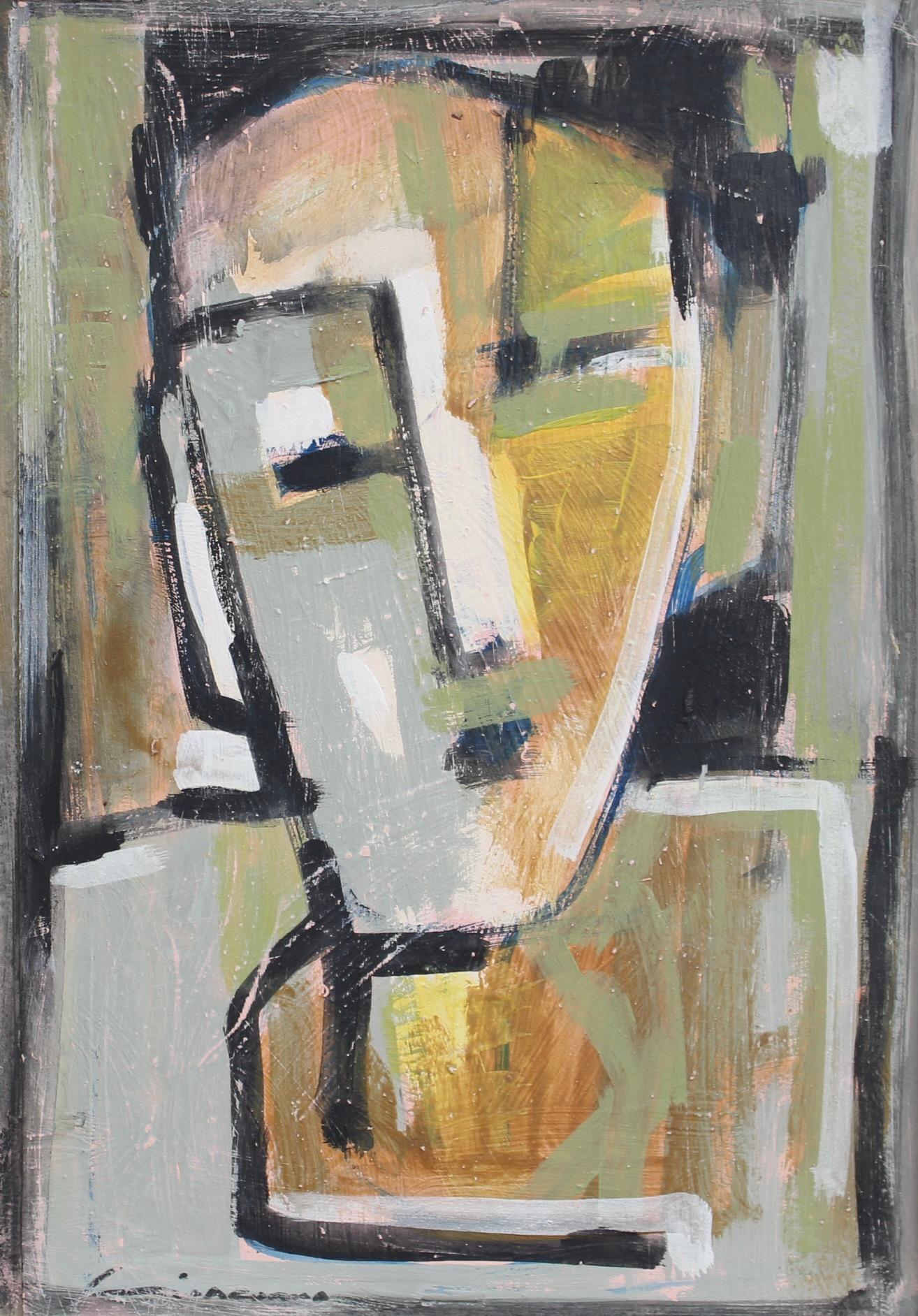 Portraits of Timeless Expressions No. 5 Florentine School (circa 1980s-90s) - Painting by Unknown