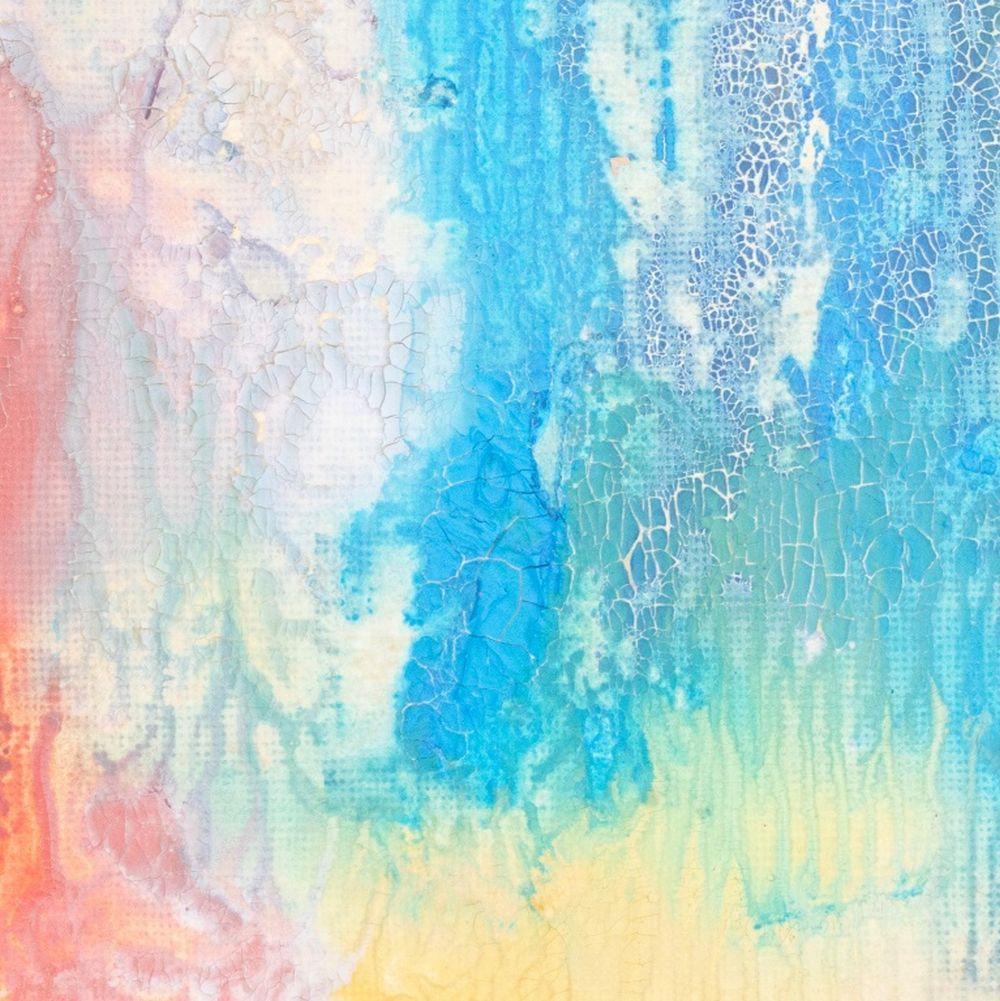Pittura astratta a macchie del dopoguerra - Painting Astratto di Unknown