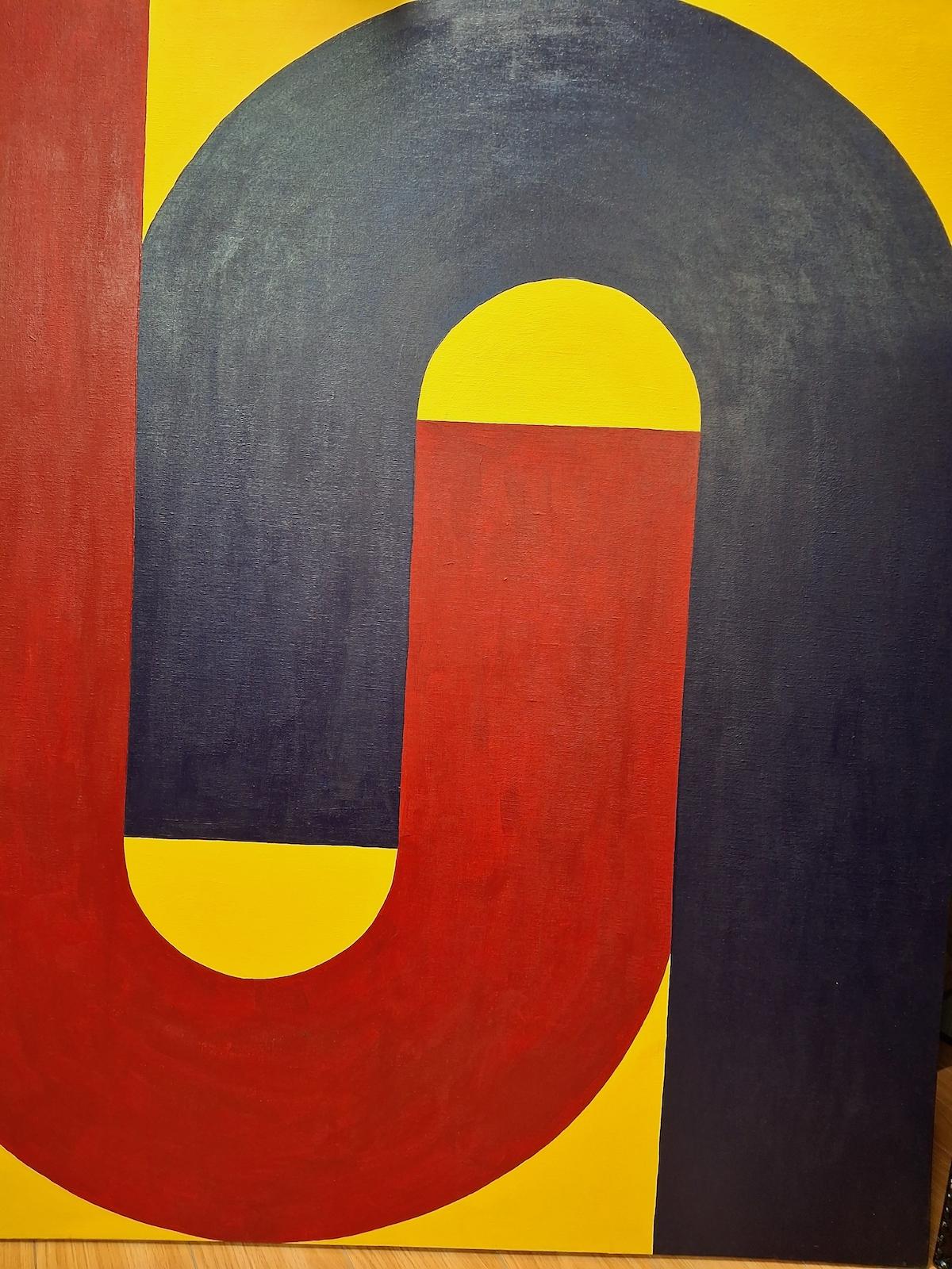 Power Grab in Primary Colors - Painting by Unknown