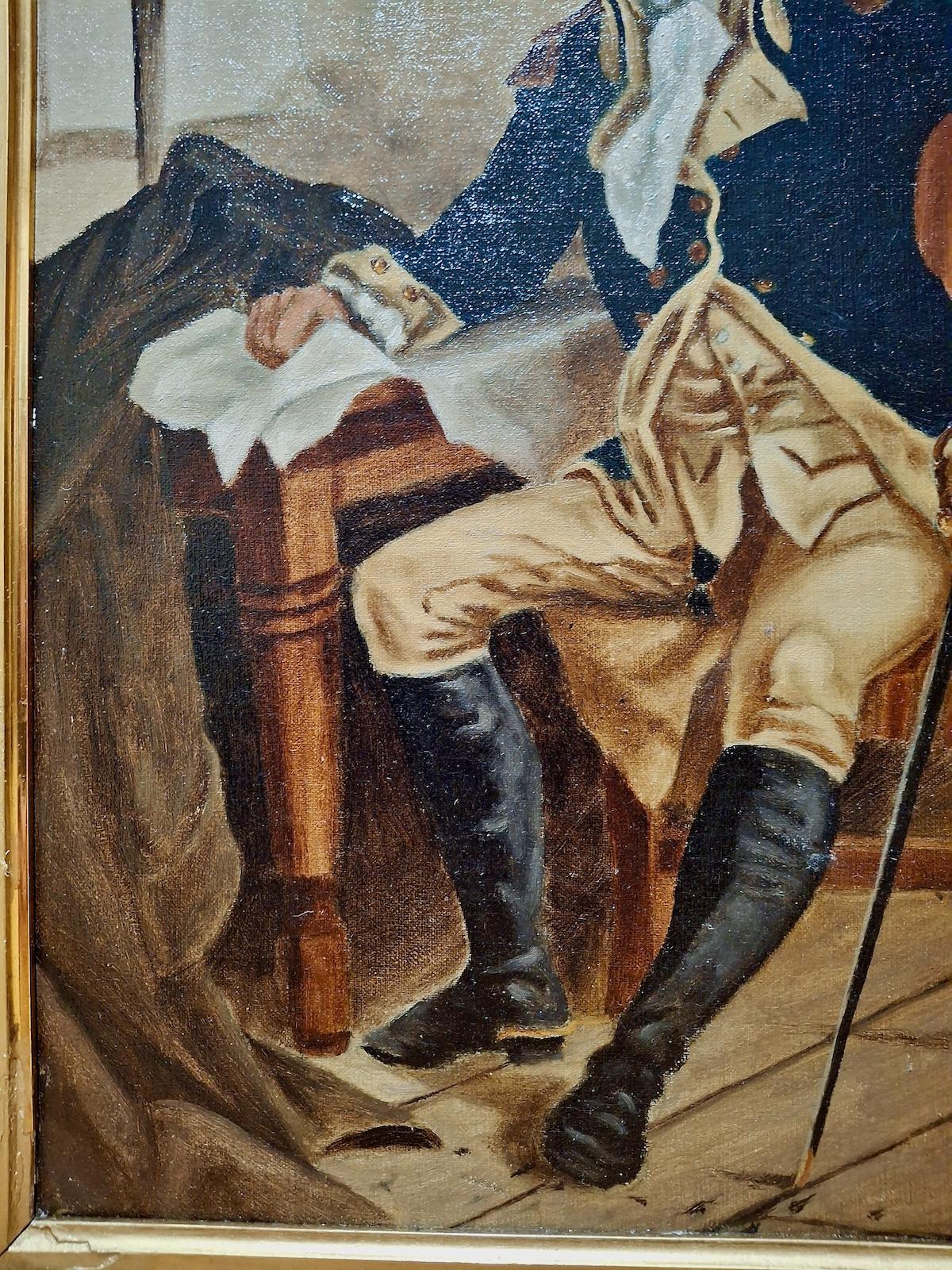 Primitive Portrait of George Washington with Sword For Sale 3
