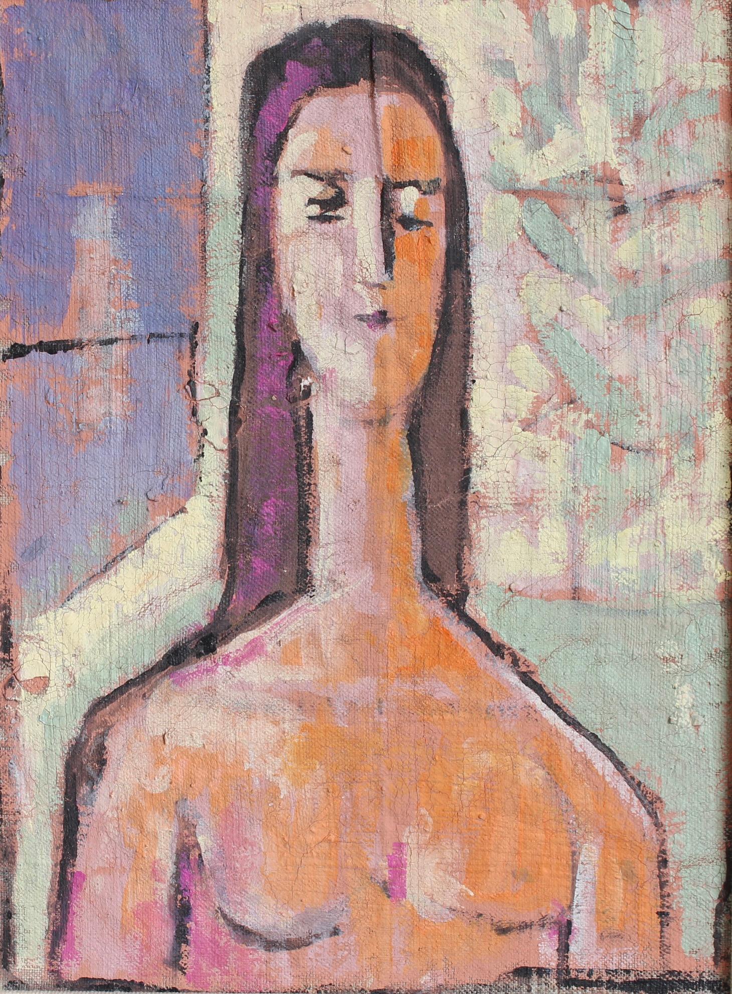 Prisms of Identity: A Portrait Series I - Painting by Unknown