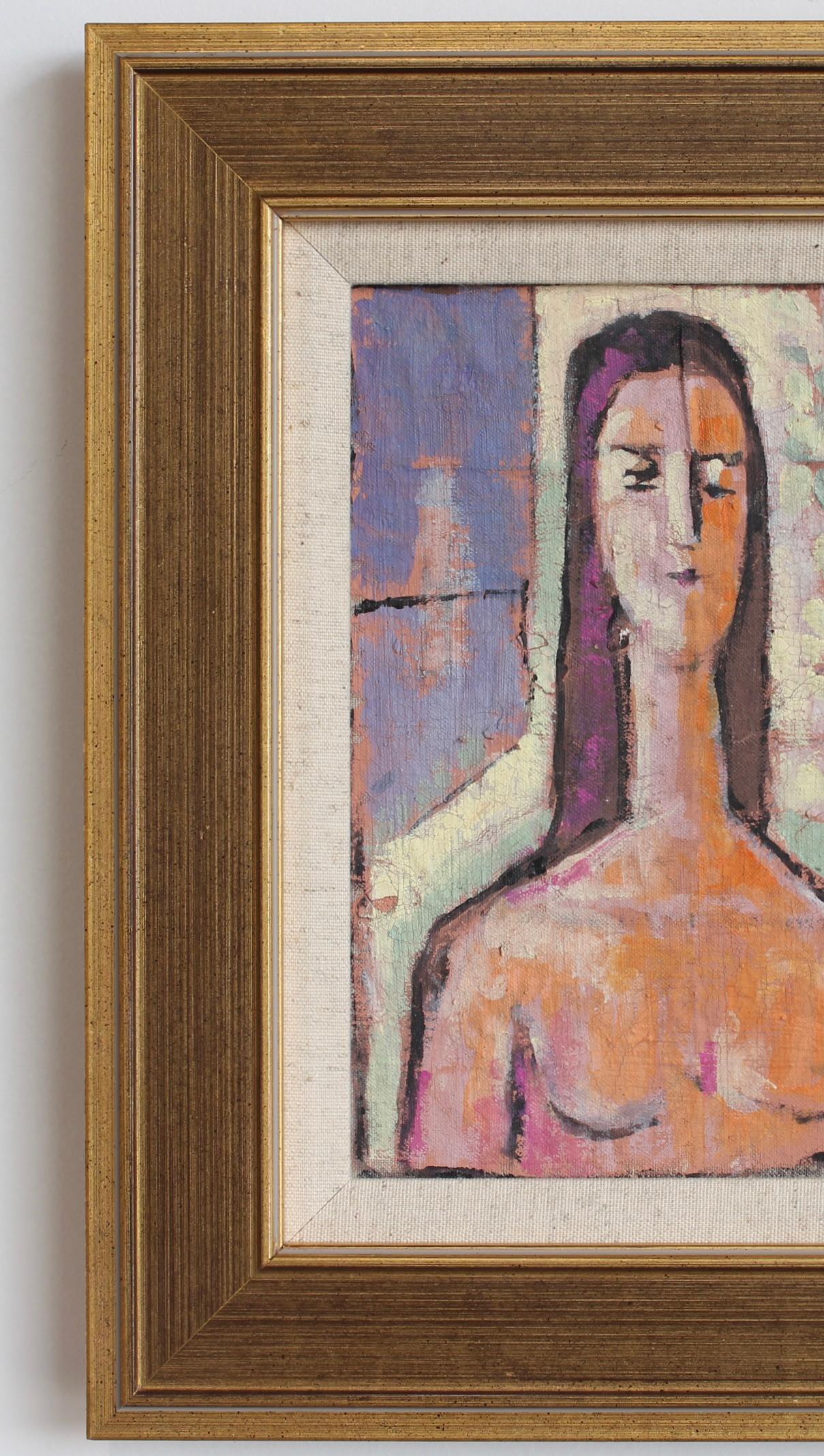 Prisms of Identity: A Portrait Series I - Modern Painting by Unknown