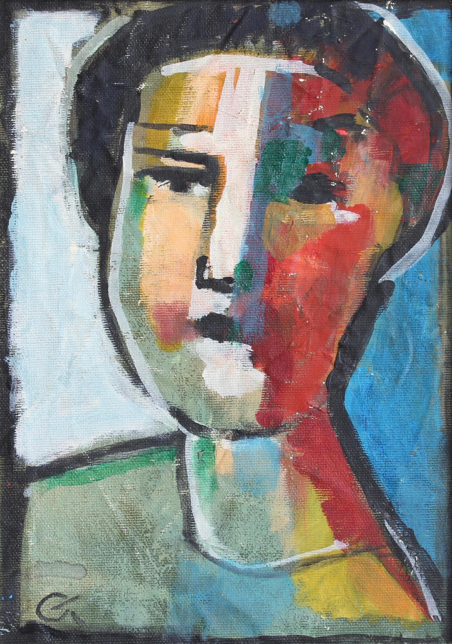 Prisms of Identity: A Portrait Series II - Painting by Unknown