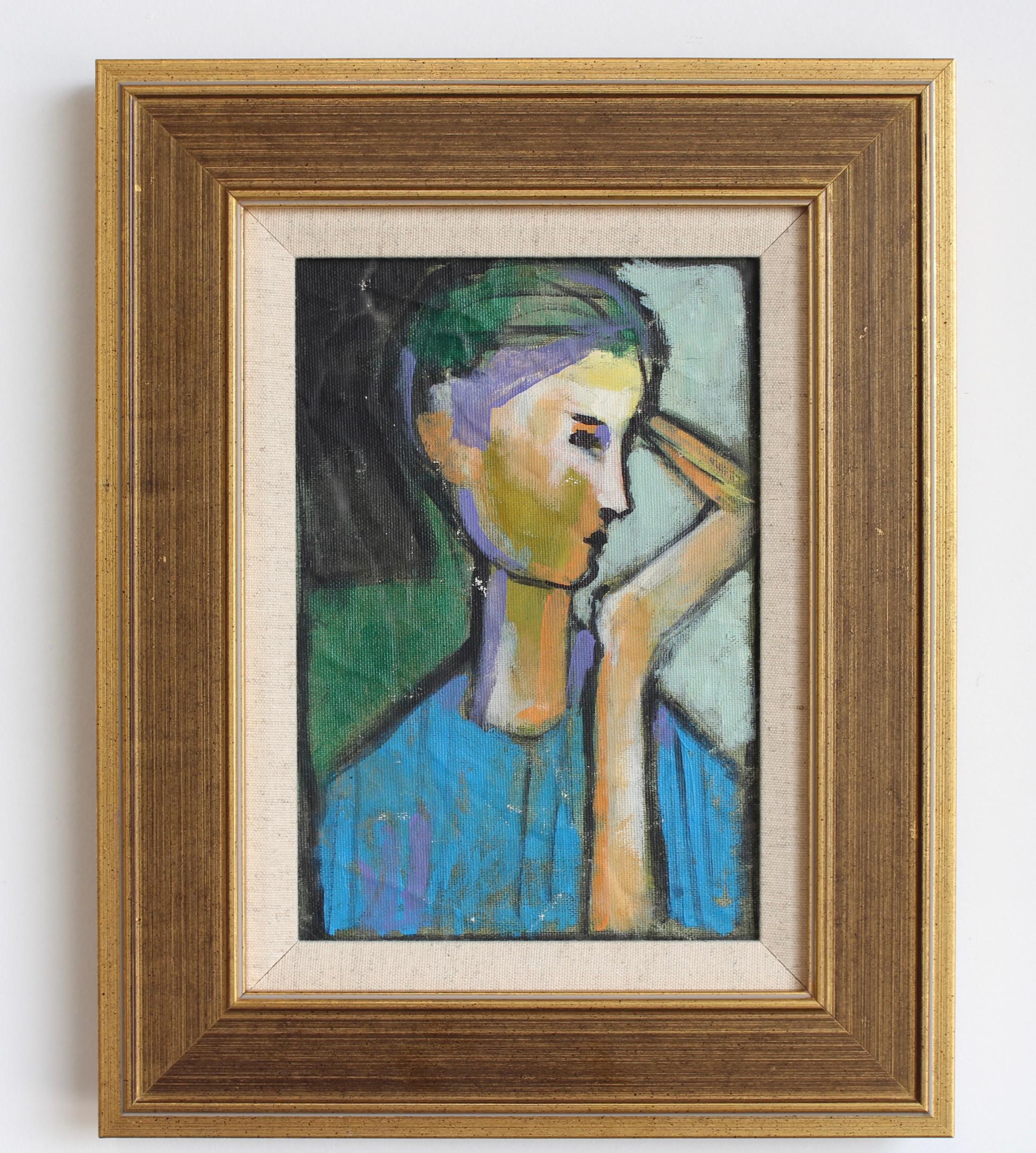 Prismen der Identität: Ein Porträt Serie III – Painting von Unknown