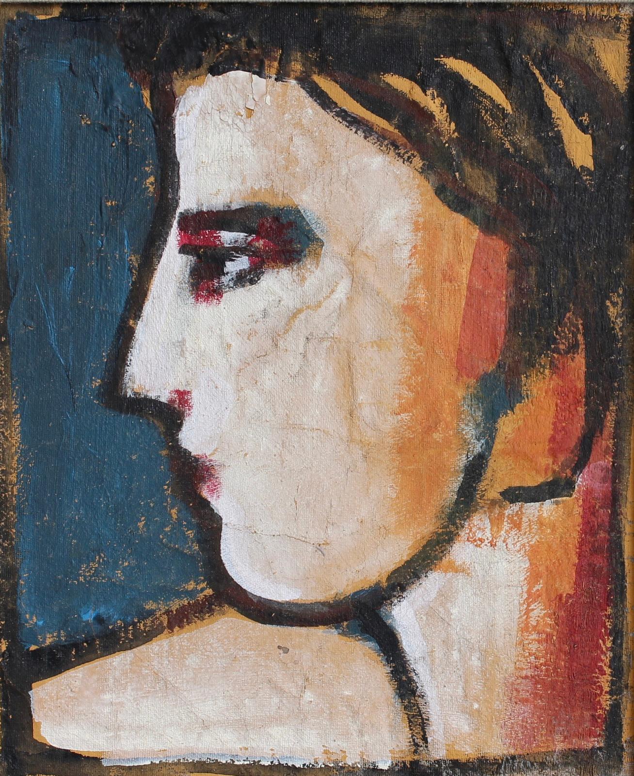 Prisms of Identity: A Portrait Series IV - Modern Painting by Unknown
