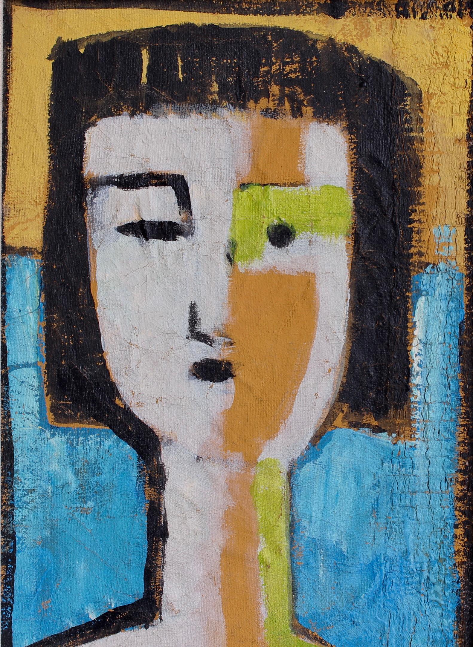 'Prisms of Identity: A Portrait Series V', Florentine School (circa 1980s-90s). This new collection represents some of the most appealing works we have acquired to date from our Florentine source. Painted in acrylic on canvas and mounted on board,