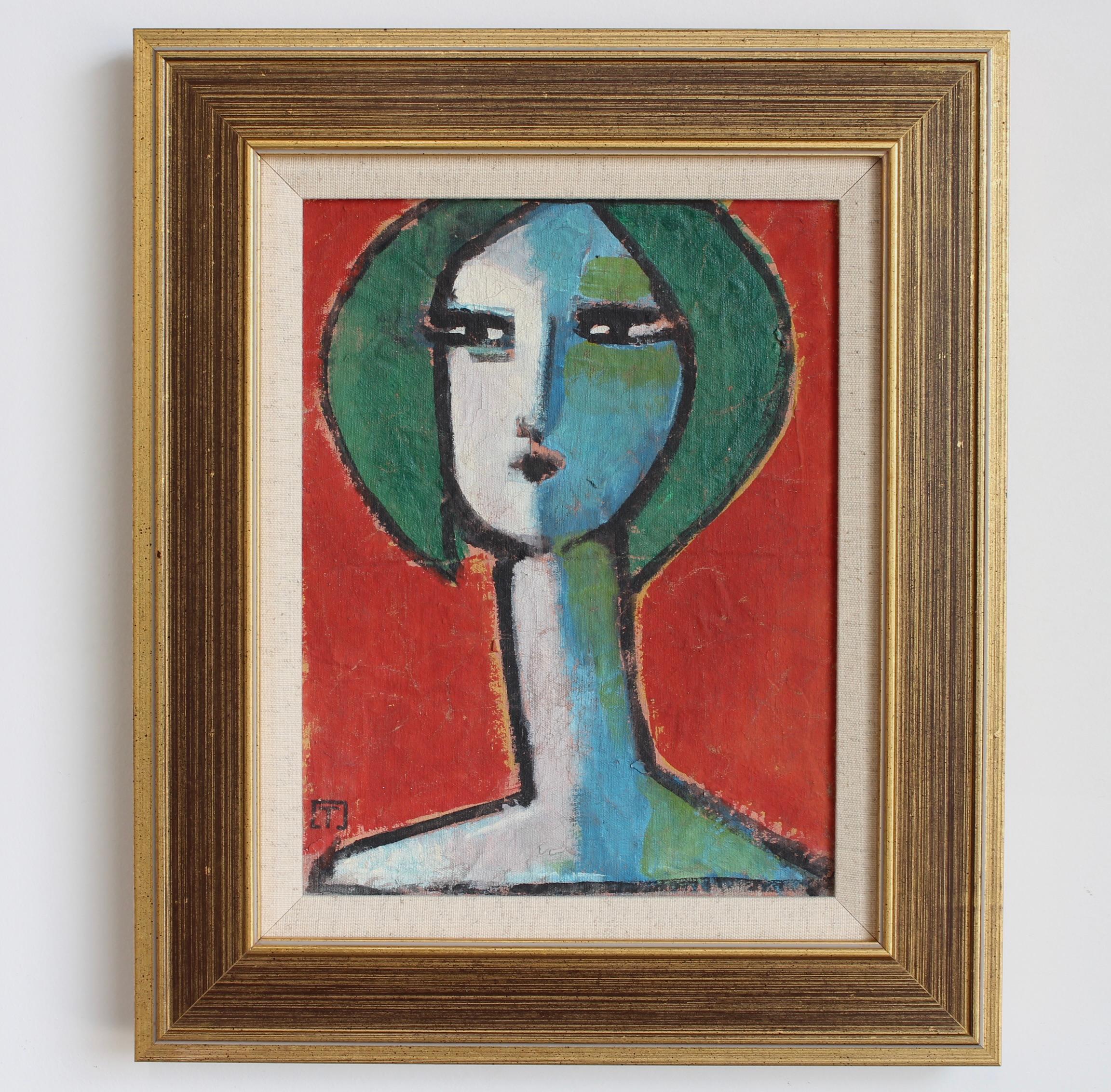 'Prisms of Identity: A Portrait Series VI', Florentine School (circa 1980s-90s). This new collection represents some of the most appealing works we have acquired to date from our Florentine source. Painted in acrylic on canvas and mounted on board,