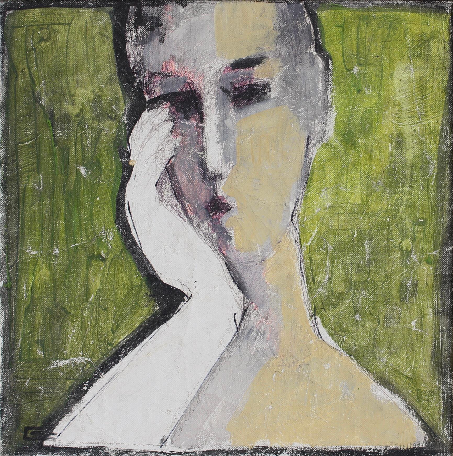 Prisms of Identity: A Portrait Series VIII - Modern Painting by Unknown
