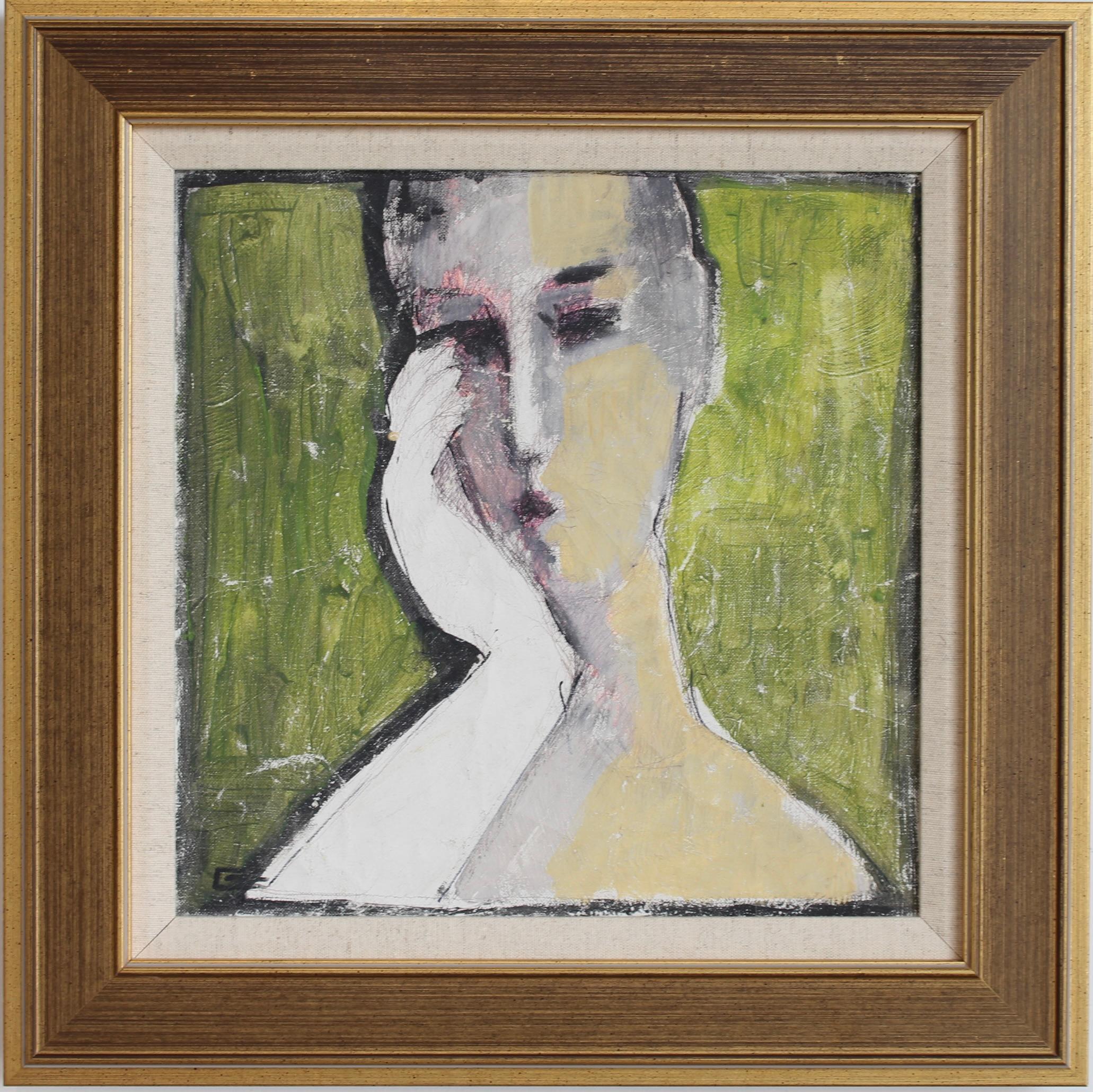 Prisms of Identity: A Portrait Series VIII - Painting by Unknown
