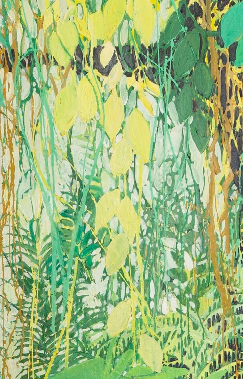 Puff Ball Potager, Olio su due tele, Quadro di paesaggio di Ffiona Lewis, 2020 1