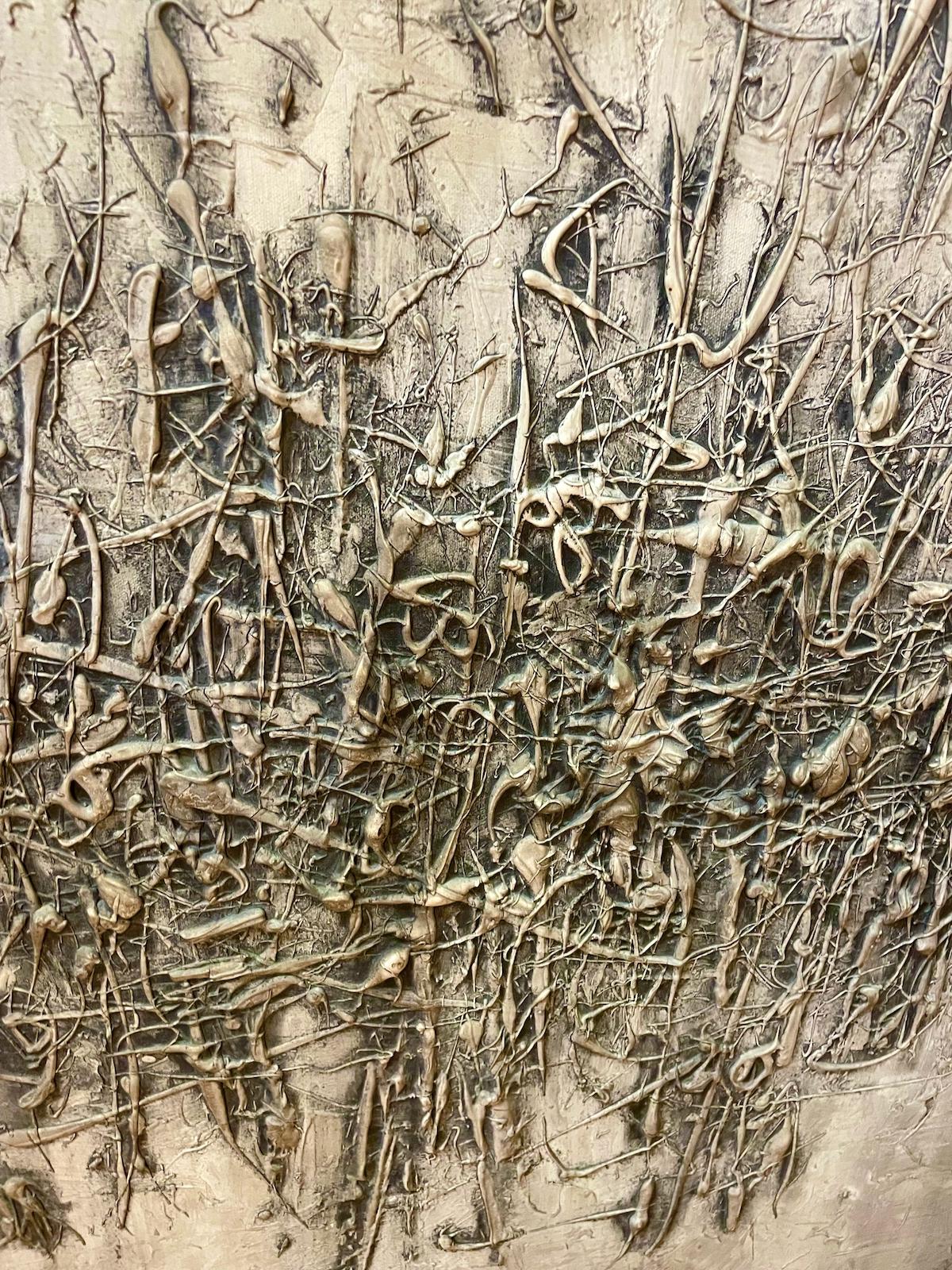 L'énergie pulsée dans le résumé - Painting de Unknown