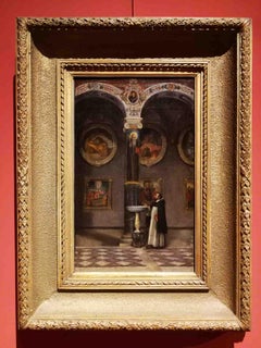 Pittura d'interni religiosa purista italiana del XIX secolo