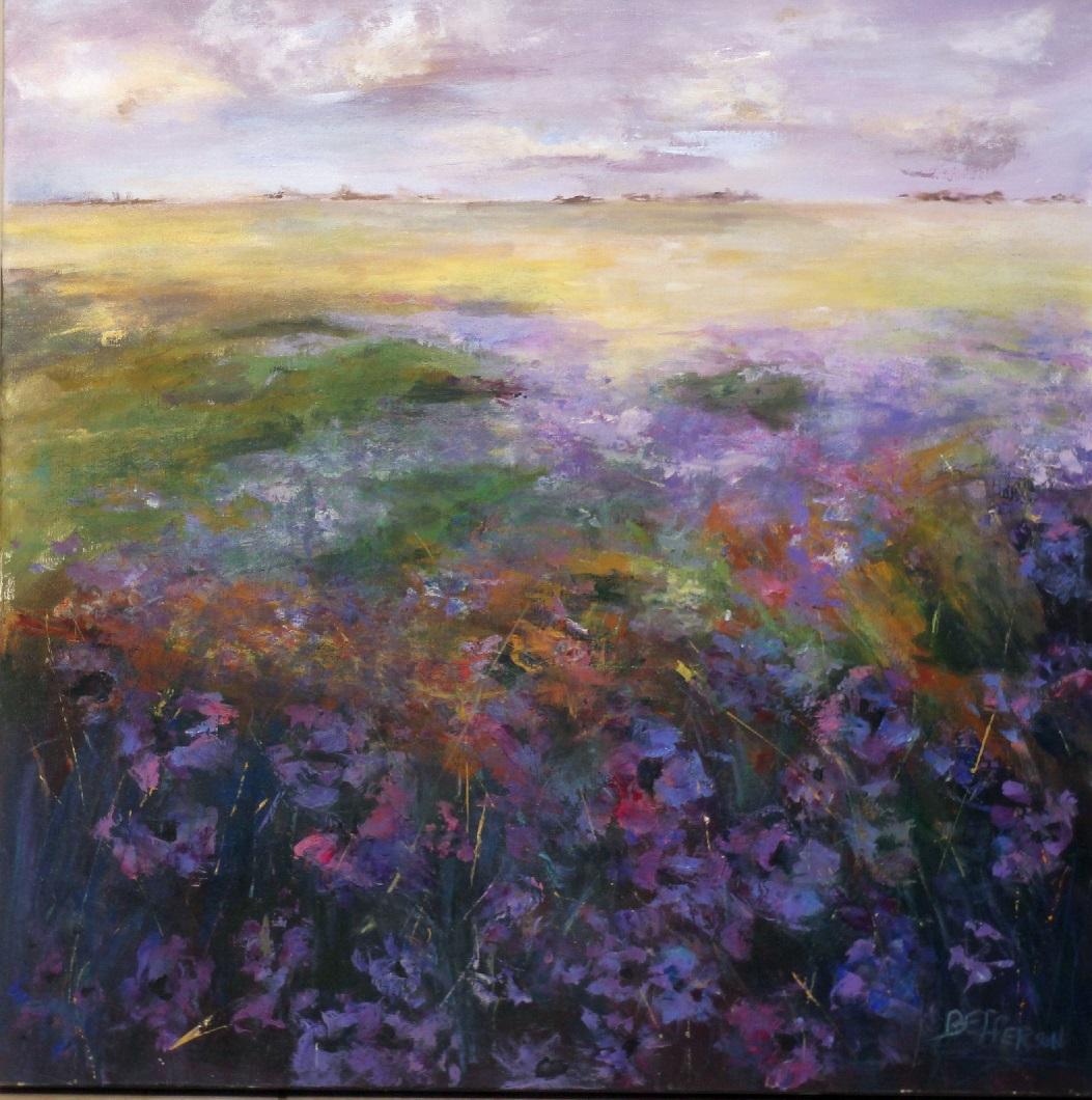 Abstract Painting di Unknown - Purple Rain