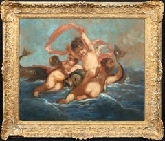 Putto & Dolphins, 18th Century 