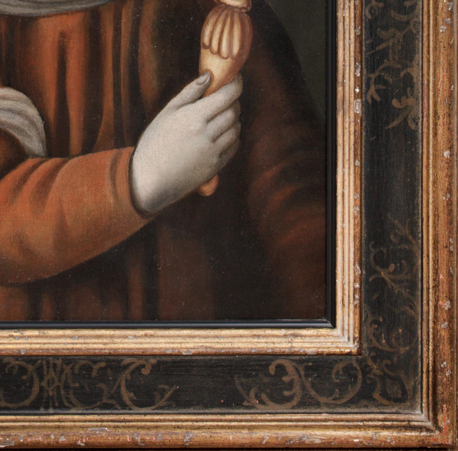 Königin Joann von Kastilien und Aragonien (1479-1555), Joanne The Mad, 17. Jahrhundert

Italienische Schule

Großes Altmeisterporträt der italienischen Schule des 17. Jahrhunderts von Joann, Königin von Kastilien. Hervorragende Qualität und Zustand