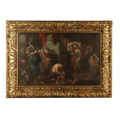 Queen Tomyris receives the head of Cyrus Oil Painting 18th Century