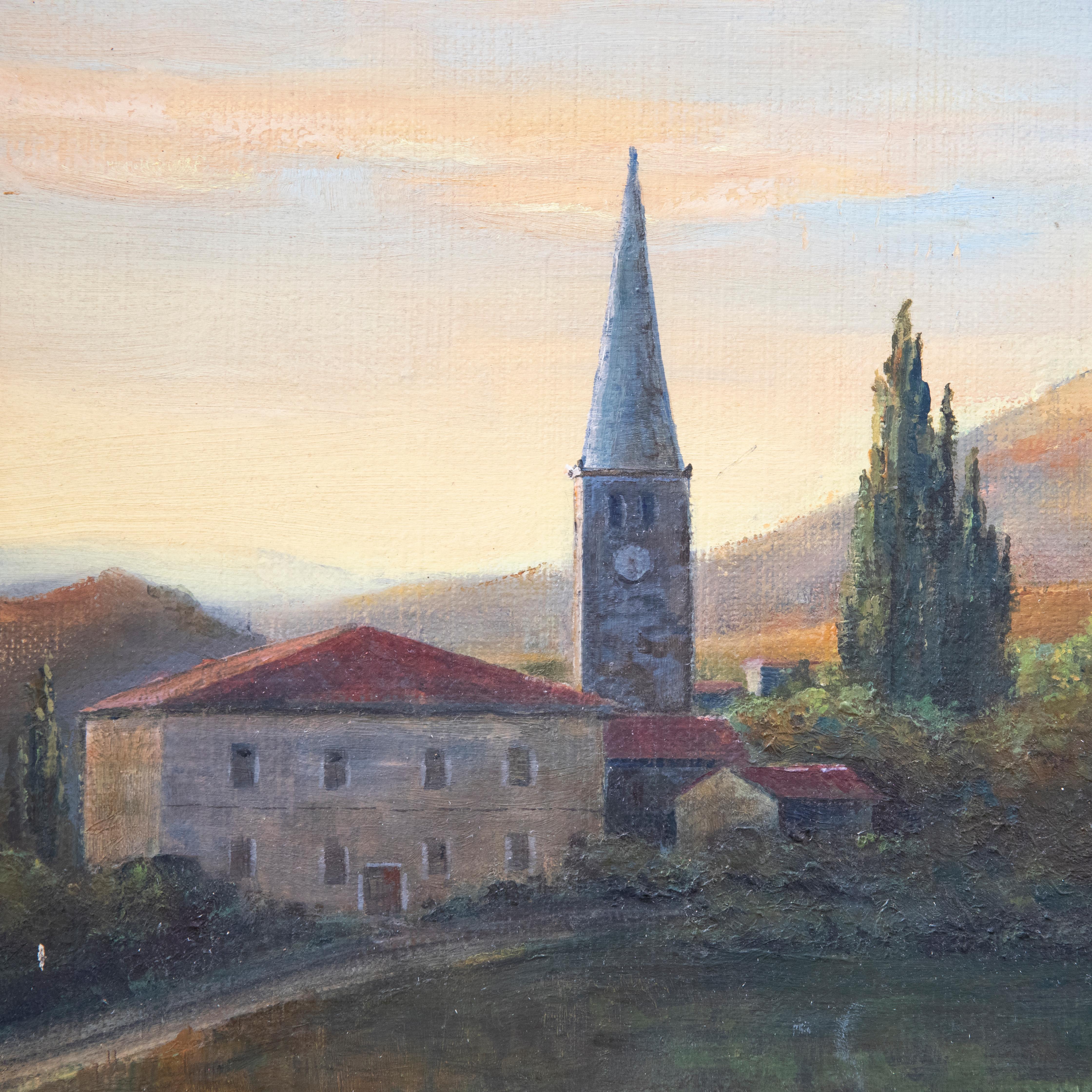 R. Arthur - Olio del XX secolo incorniciato, Valle D'Aosta 1
