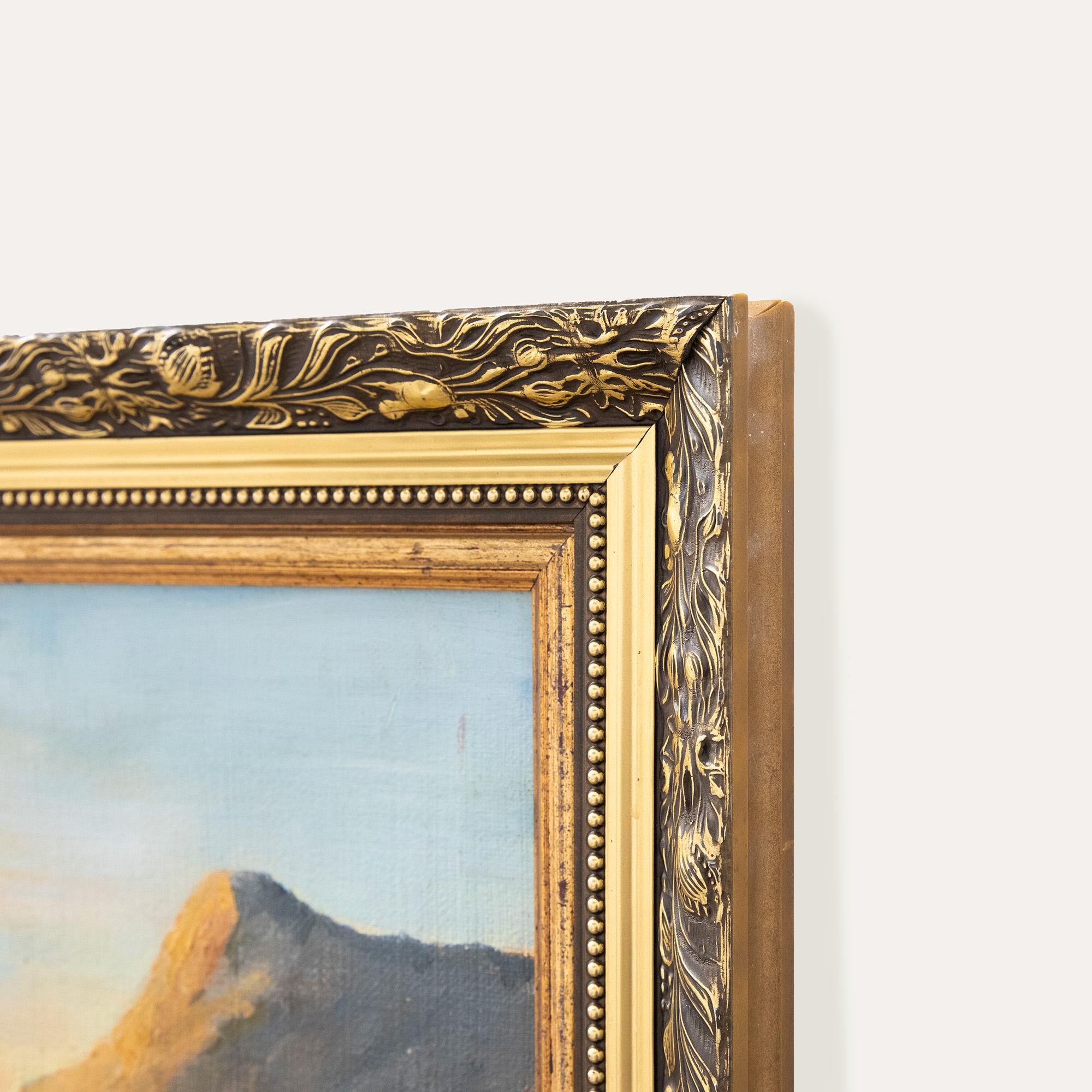 R. Arthur - Olio del XX secolo incorniciato, Valle D'Aosta 2