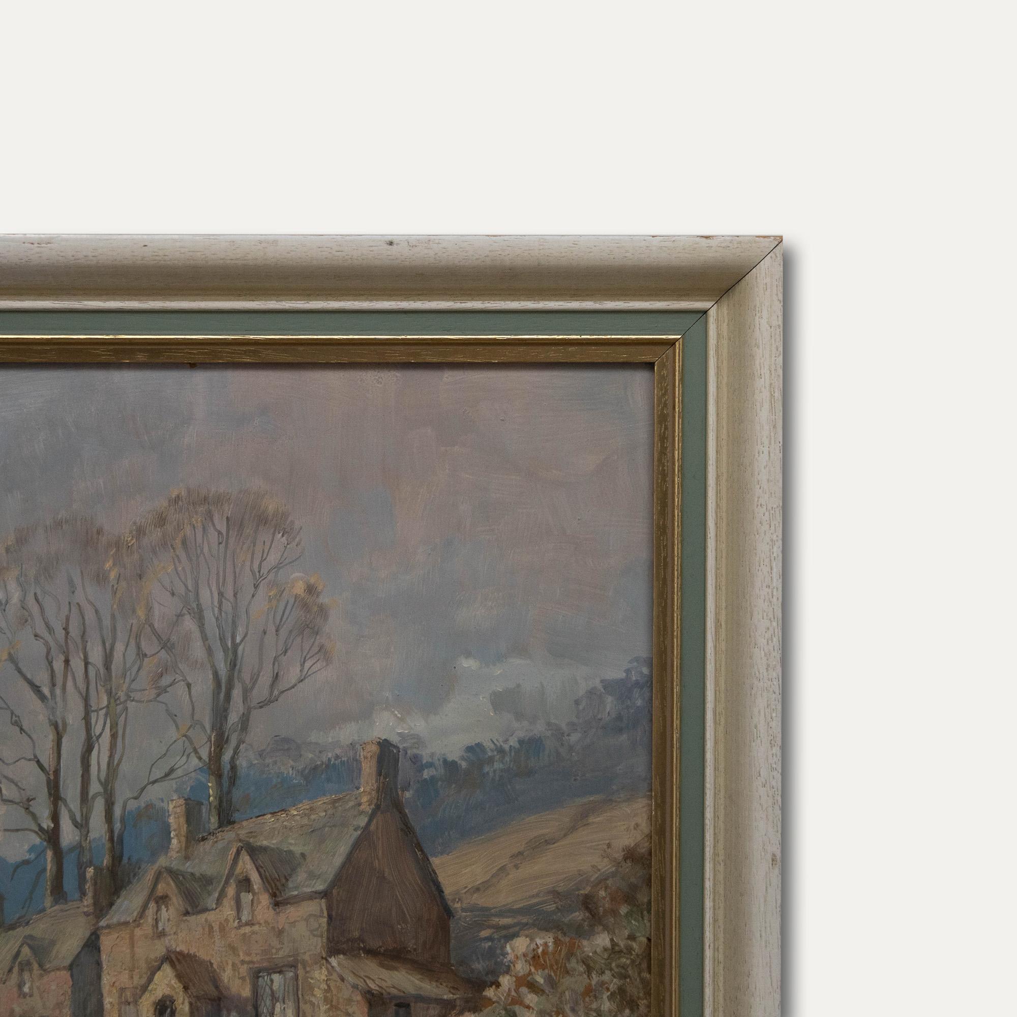 R. G. Trow - Framed 20th Century Oil, Stow-on-the-Wold For Sale 2