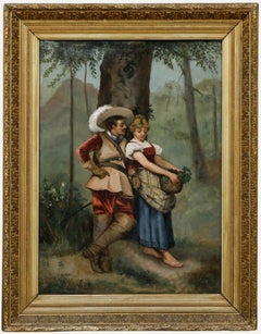 R. Salas after Serafin Martinez del Rincon y Trives - 1888 Oil, One More Victory