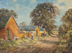 R. W. Taylor - Framed 20th Century Oil, Ayling's Farm