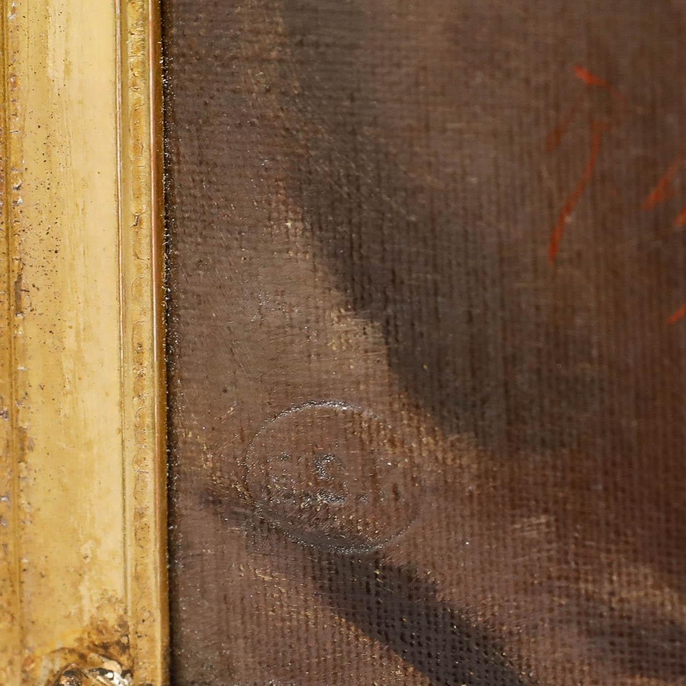 R. Wilson - Gerahmtes Ölgemälde, marokkanisches Gentleman in einem Tarboosh-Hut, spätes 19. Jahrhundert (Braun), Portrait Painting, von Unknown