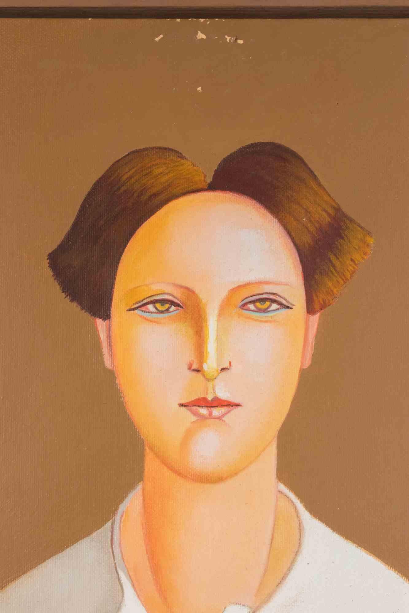 Rachele - Pittura ad olio - 2000 - Painting Contemporaneo di Unknown