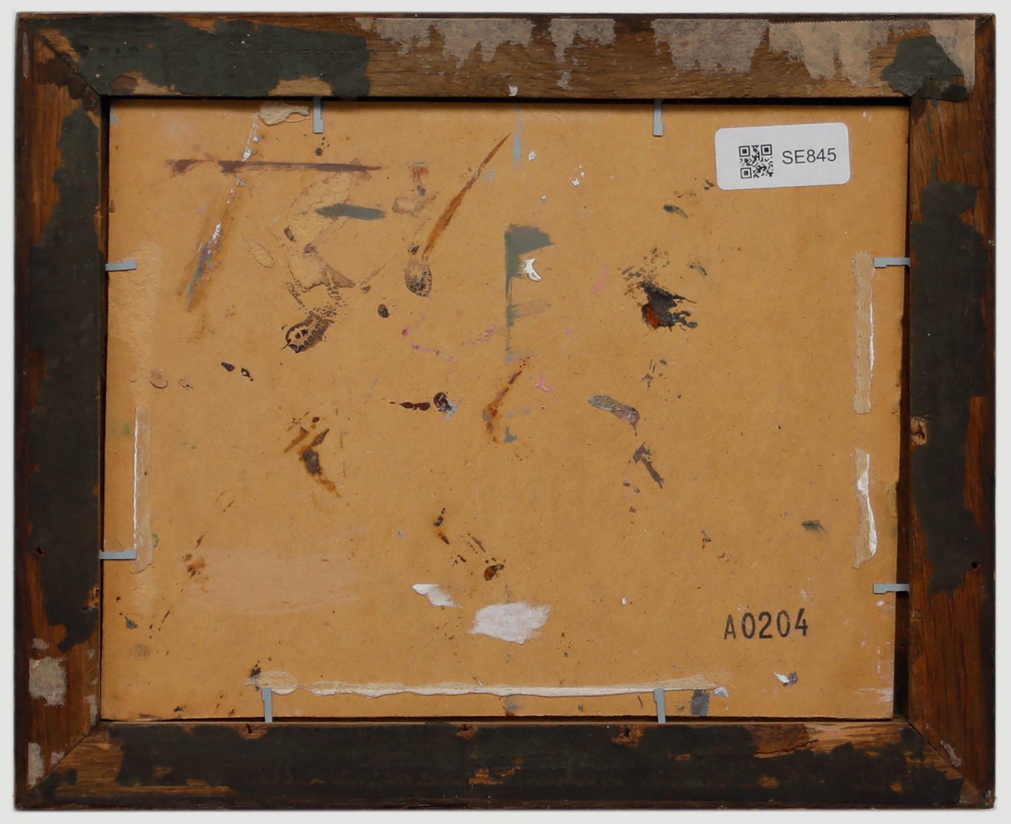 Rafael Griera Padrosa (geb.1967) - 20. Jahrhundert Öl, Pueblo Español (Schwarz), Landscape Painting, von Unknown
