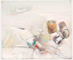 Raimondo Barbieri - 20th Century Oil, Still Life with Cans