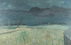 Rain Over Arran, Oil on Canvas Painting by William George Gillies, 1950s