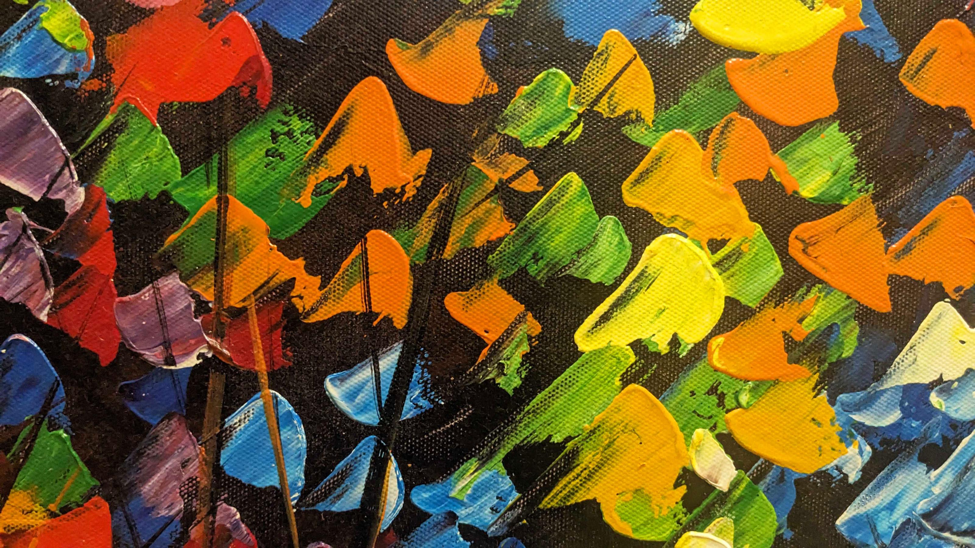 Sera piovosa, quadro acrilico impressionista su tela di Leonid Afremov 1
