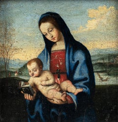 Atelier de Raphael (Renaissance ombrienne) - Peinture de figures du XVIe siècle - Vierge